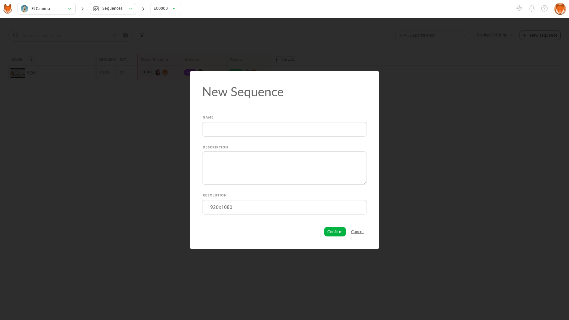 add a sequence