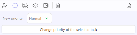 Change priority