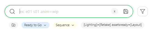 Search saved