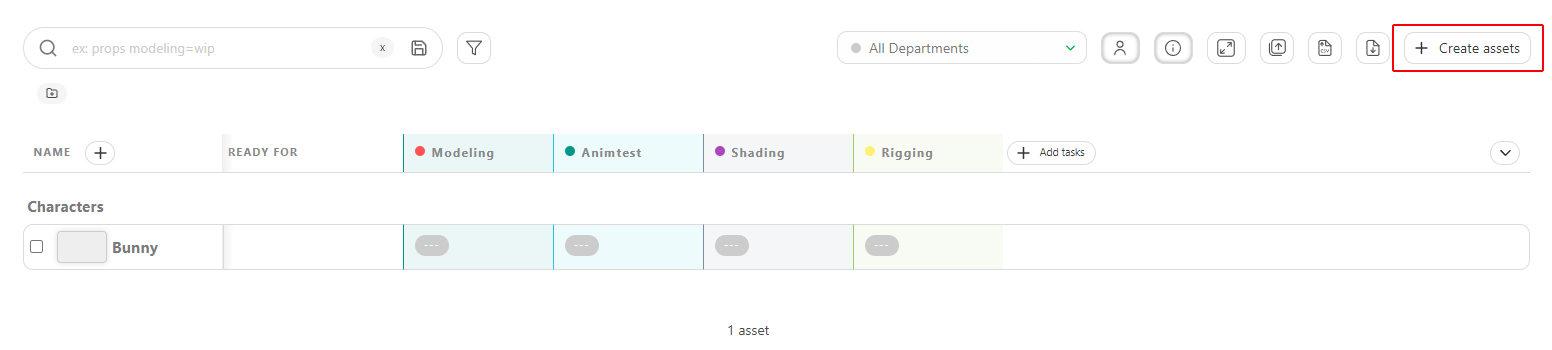 Global Asset Page